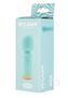 M`lady Rechargeable Silicone Mini Vibrating Wand - Teal